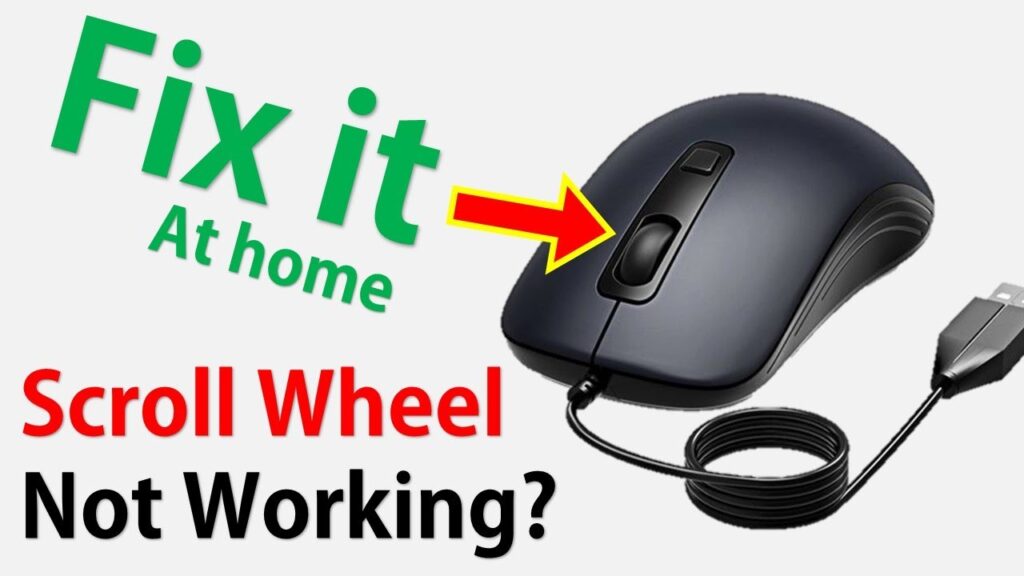 How to fix a gaming mouse scroll wheel