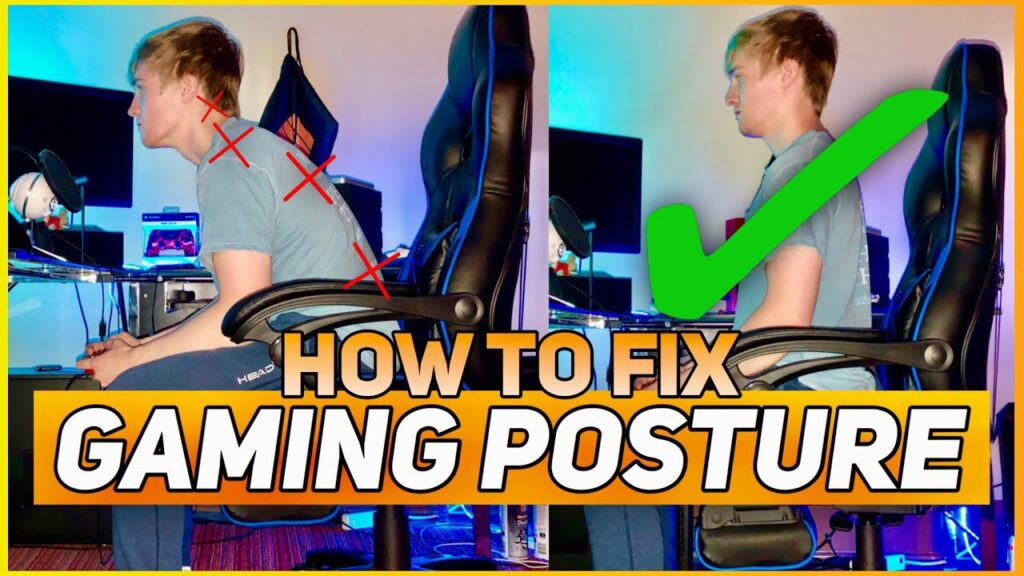 How to fix bad posture while pc gaming