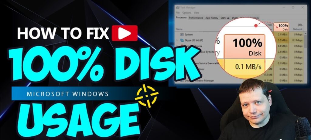 How to fix disk running 100 while gaming