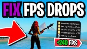 how to fix fps drops